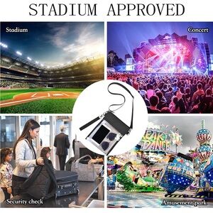 Clear Stadium Approved Crossbody Bag